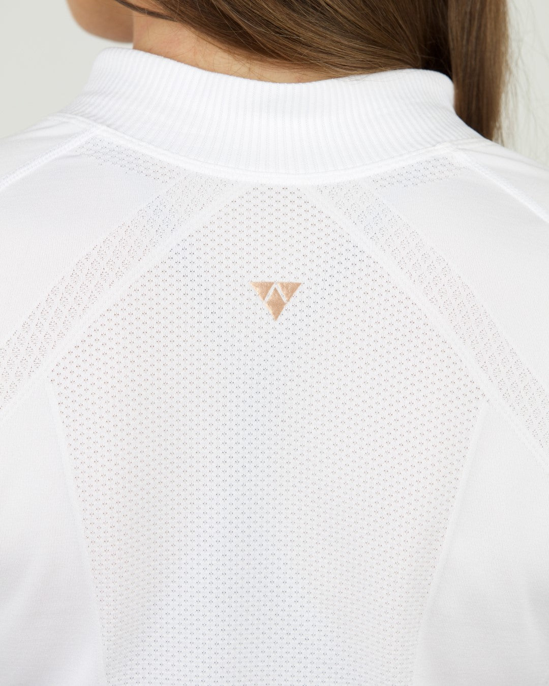 Pure White Signature Sun Shirt with Rose Gold